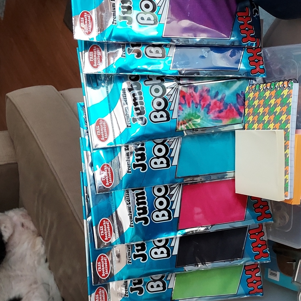 7 Jumbo book covers nip